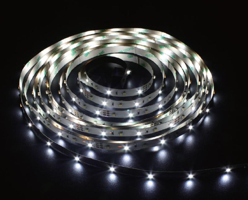 Лента светодиодная LS613/ 120SMD(2835)/м 9.6Вт/м 12V 5000*10*1.84мм 6500К, IP65 | 27731 | FERON — миниатюра 1