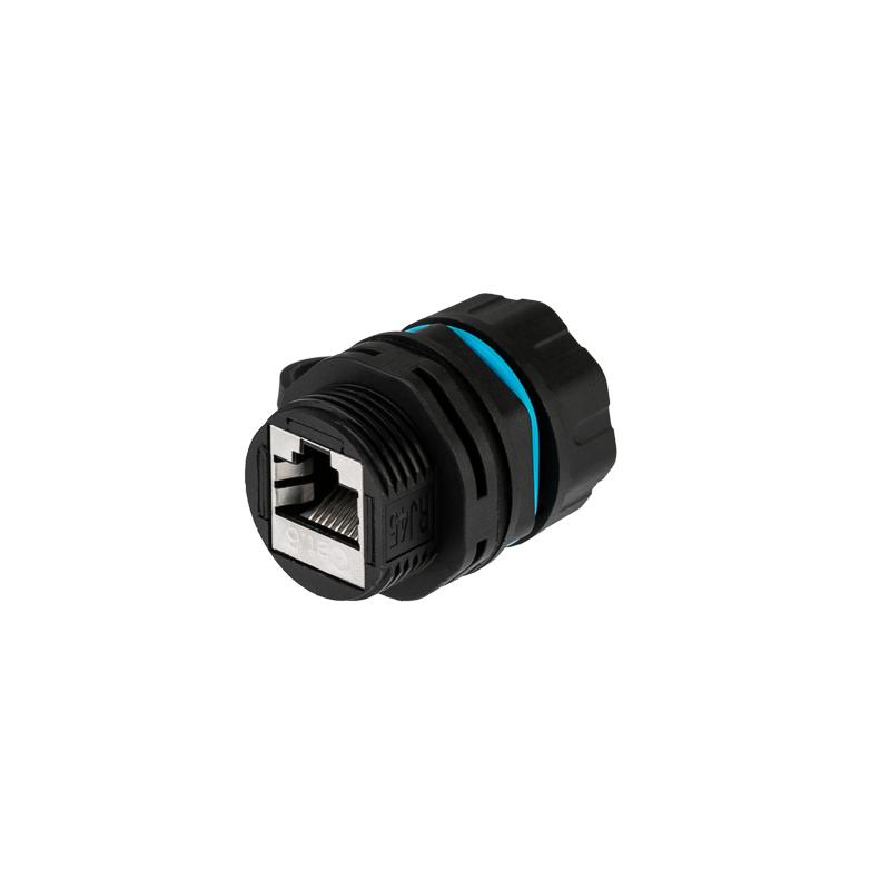 Индустриальный соединительный модуль, RJ-45(8P8C), FTP, CAT 6, IP68 с защитным колпачком для кабеля | 02-0285 | REXANT — REXANT
