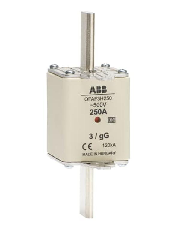 Предохранитель OFAF3H355 355A тип gG размер3, до 500В | 1SCA022627R6600 | ABB — ABB