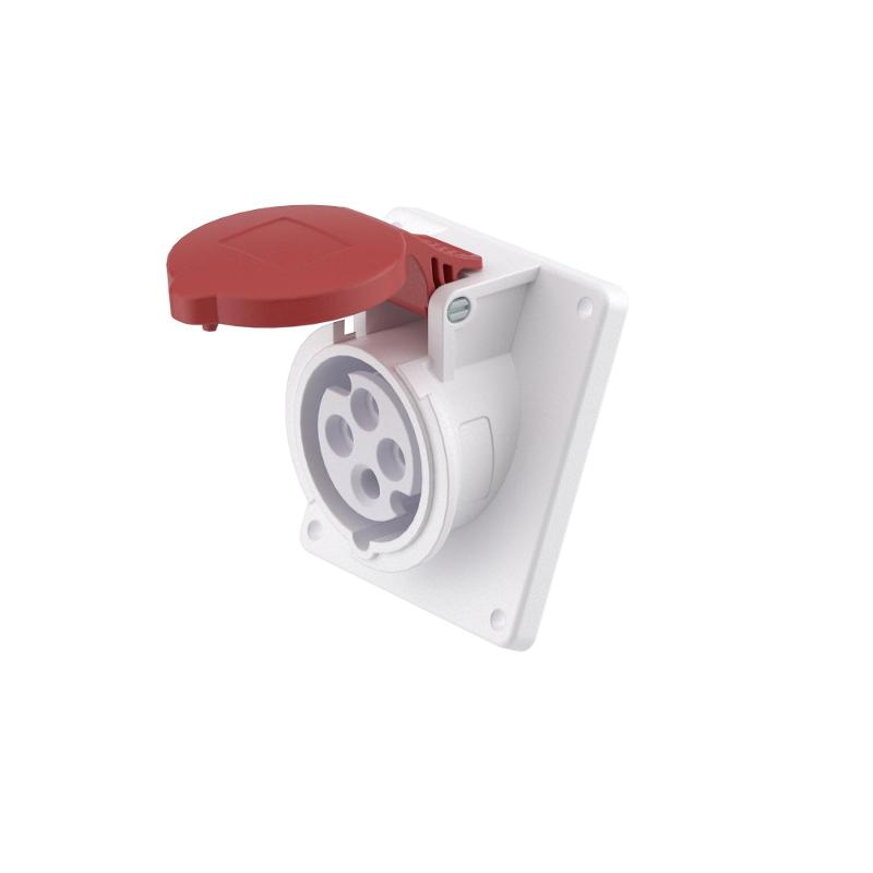 Розетка скрытой установки с наклоном  IP44 16А 3P+E 400В | DIS4131666 | DKC — миниатюра 1