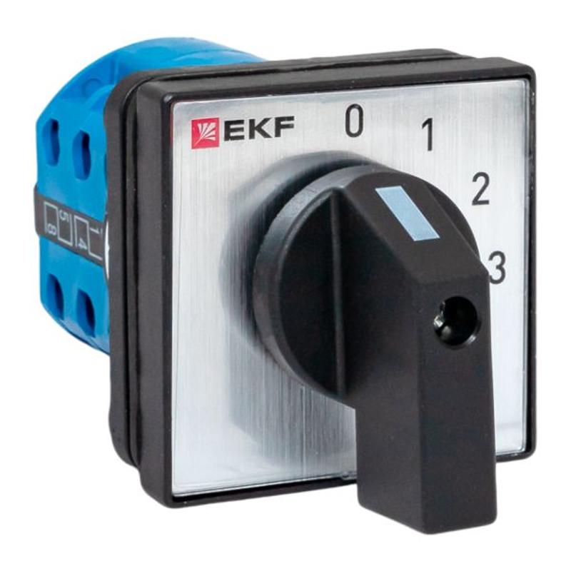 Переключатель кулачковый ПК-1-121 10А 1P «0-1-2-3» IP65 | pk-1-121-10-65 | EKF — EKF
