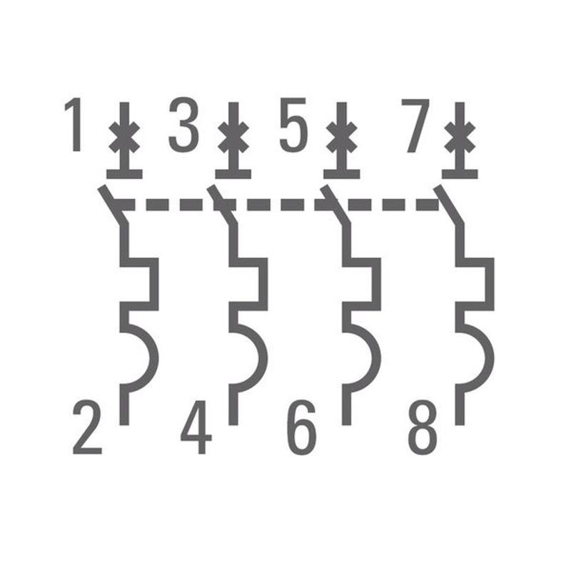 Выключатель автоматический четырехполюсный ВА 47-63 40А C 4,5кА PROxima | mcb4763-4-40C-pro | EKF (замена - M634440C) — миниатюра 9