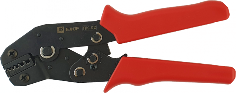 Пресс-клещи ПК-02 ( 0.25-6.0 мм2 НШвИ НШв) EKF Master |  pk-02-mas |  EKF — EKF