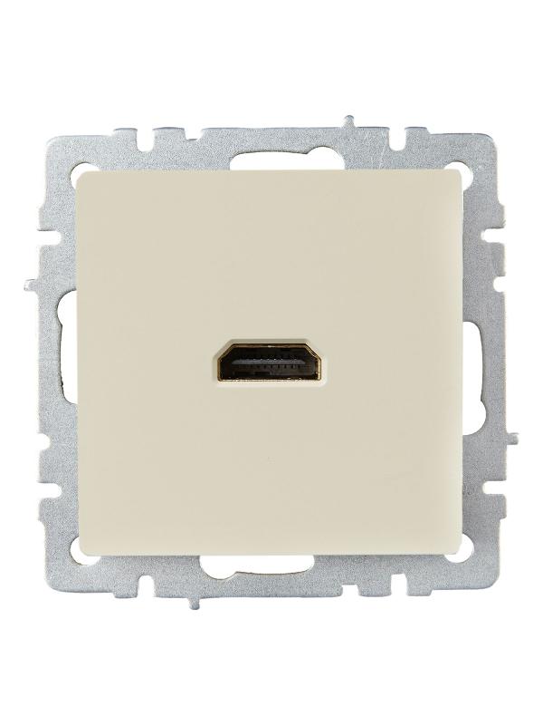 BRITE Розетка HDMI РHDMI-0-БрКр бежевый  | BR-H10-K10 | IEK — миниатюра 2