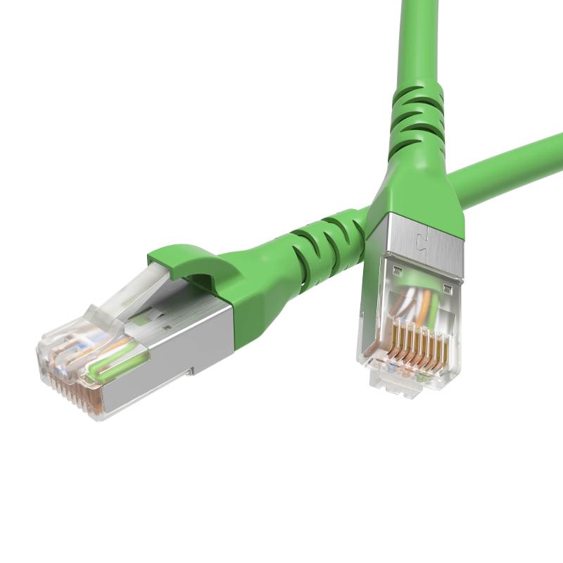 Патч-корд экранированный CAT6 F/UTP 4х2, LSZH, зелёный, 0.5м | RN6FU4505GN | DKC — DKC (ДКС)