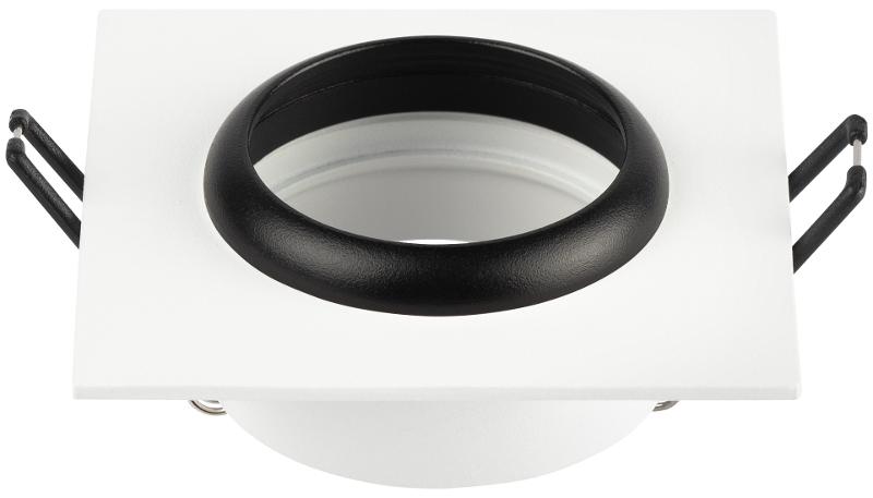 Встраиваемый светильник алюминиевый  KL110 WH/BK MR16 GU5.3 белый/черный матовый  | Б0061531 | ЭРА — миниатюра 3