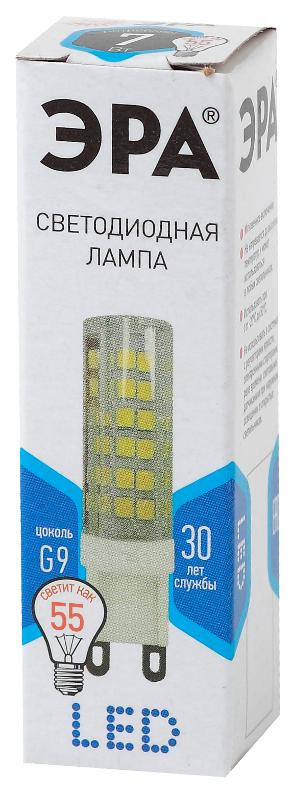 Лампа светодиодная LED 7Вт G9 220В 4000К smd JCD капсульная | Б0027866 | ЭРА — миниатюра 3