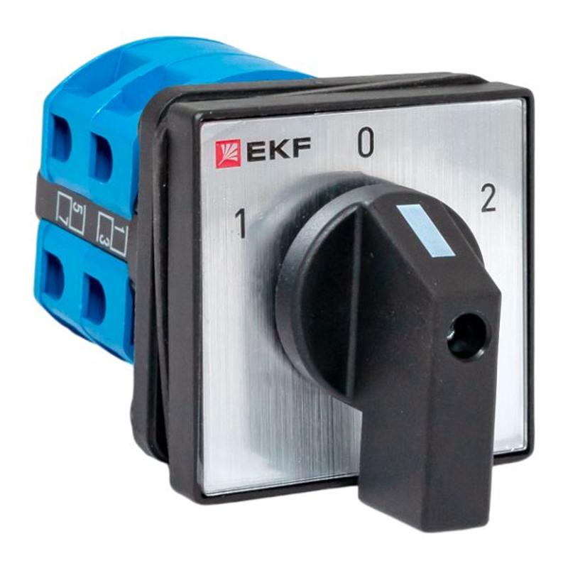 Переключатель кулачковый ПК-1-22 25А 2P «1-0-2» IP65 | pk-1-22-25-65 | EKF — миниатюра 1