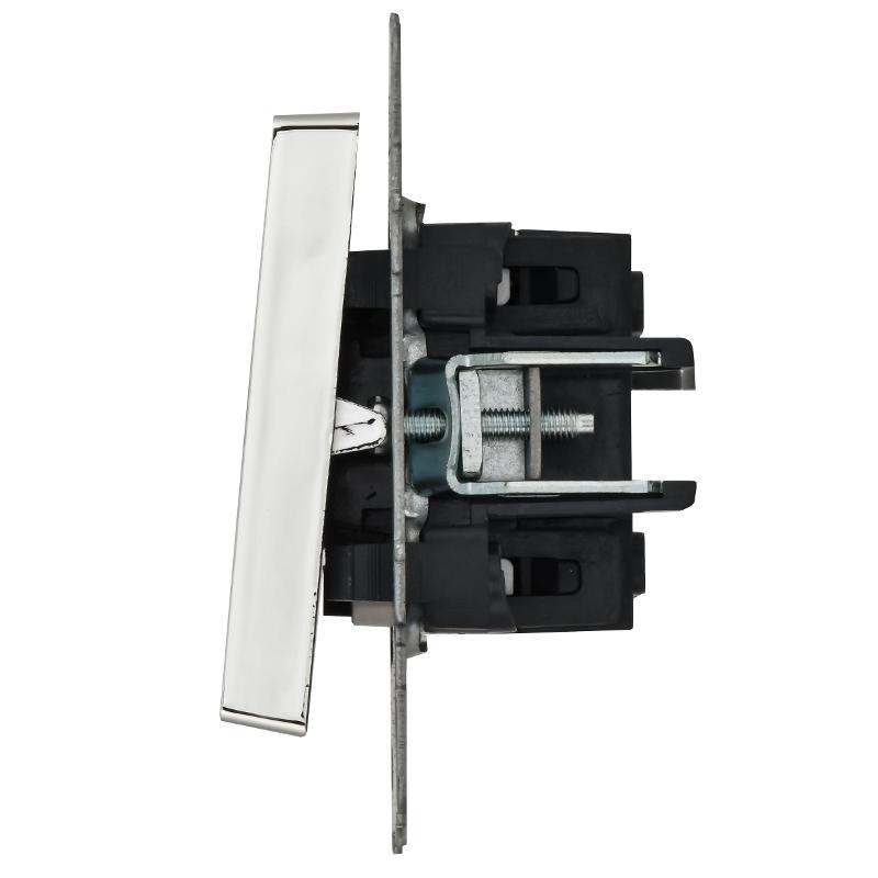 BRITE Выключ. 1-кл. с инд. 10А ВС10-1-1-БрГН мет х/н  | BR-V10-1-10-M-K23 | ИЭК — миниатюра 5