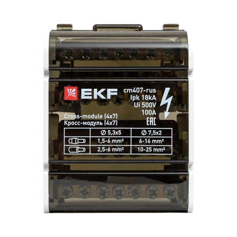 Кросс-модуль (4x7) 100A  |cm407-rus| EKF — миниатюра 3