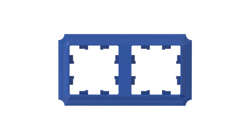 AtlasDesign Antique Аквамарин Рамка 2-ая, универсальная | ATN101102 | SE — Systeme Electric