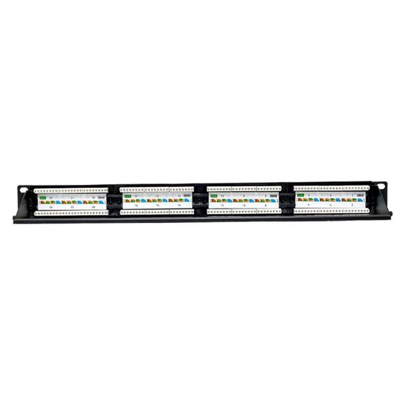 Патч-панель TERACOM 19'' Cat.5E 1U неэкранирован UTP 24 порта RJ-45 110 IDC с органайзером | TRC-PPNL-5EUTP-C1U24 | EKF — миниатюра 8