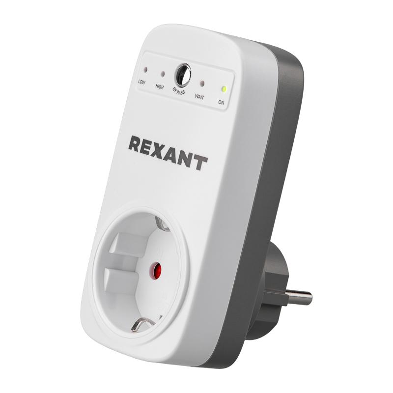 Реле напряжения «вилка-розетка» 16А | 10-6045 | Rexant — REXANT