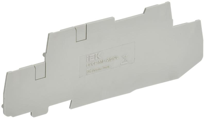 ARMAFIX Заглушка торцевая для клеммы CP-ML 2 ур. нож. | AF-CT10-01-2-K01-002-ZGL | IEK — миниатюра 1