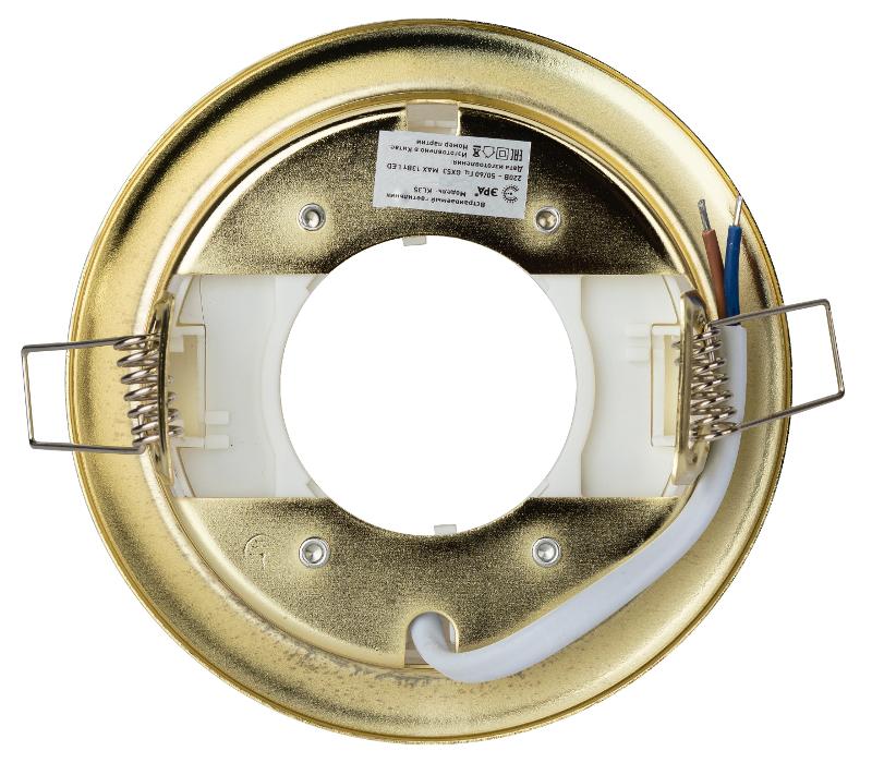 Светильник встраиваемый точечный под лампу GX53 KL35 GD-10 /1 220V,13W ,золото (упаковка 10 шт) | Б0048949 | ЭРА — миниатюра 2