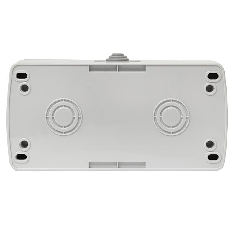 Мурманск Блок  розетка 1-м 16А с заземлением с крышкой + 2-кл выключатель IP54 серый EKF|EFRV16-052-30-540|EKF — миниатюра 9