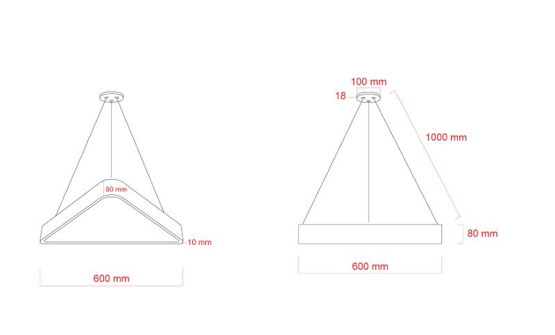 Светильник светодиодный Geometria SPO-151-B-40K-030 600*600*80 см 30Вт 4000К Черный корпус ЛТ | Б0058867 | ЭРА — миниатюра 3