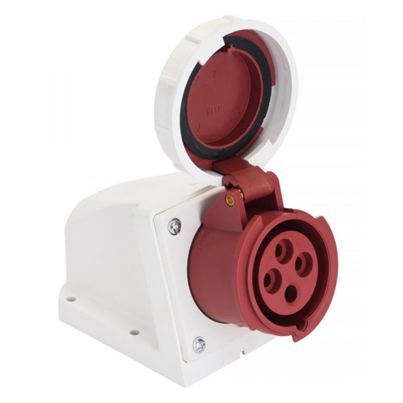 Розетка стационарная наружная 1242 3Р+РЕ 32А 380В IP67 EKF PROxima | ps-1242-32-380 | EKF — EKF