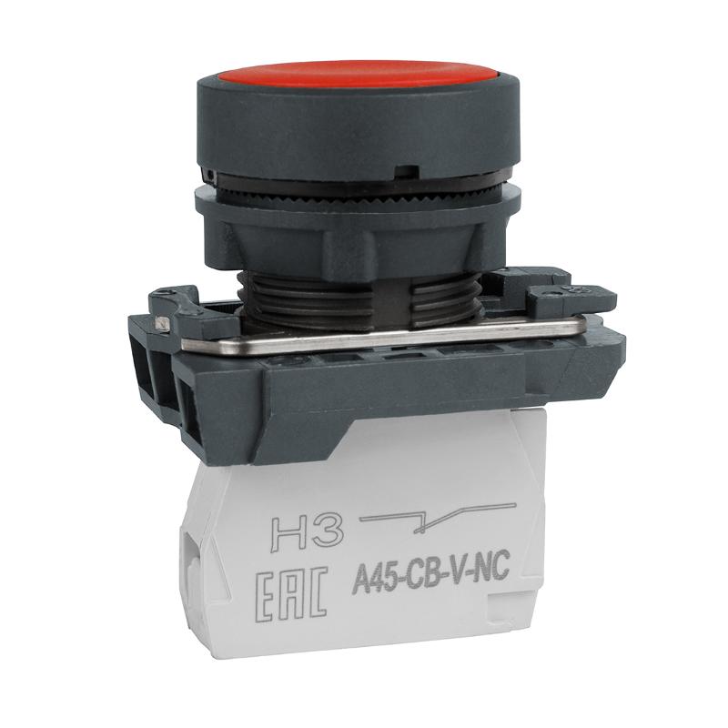 Кнопка OptiSignal D22 C5-P-401 красная пластик 1НЗ XB5AA42 |332182| КЭАЗ — КЭАЗ (Курский электроаппаратный завод)