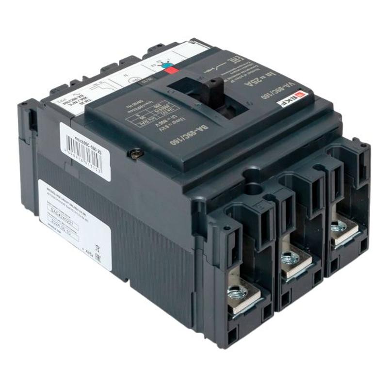 Выключатель автоматический ВА-99C (Compact NS) 160/25А 3P 36кА PROxima | mccb99C-160-25 | EKF — миниатюра 25