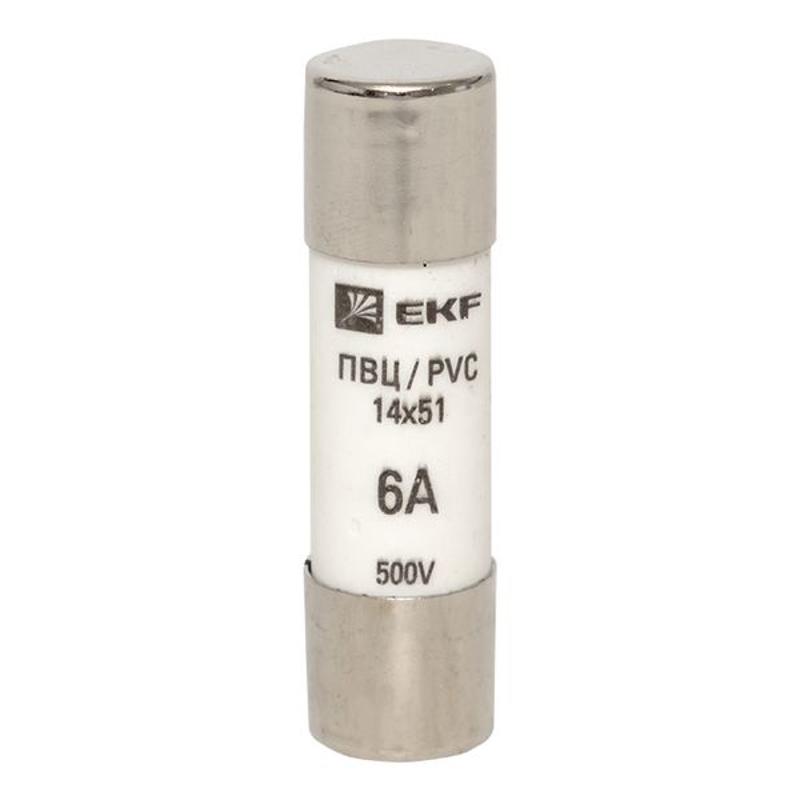 Плавкая вставка цилиндрическая ПВЦ (14х51) 6А | pvc-14x51-6 | EKF — миниатюра 3