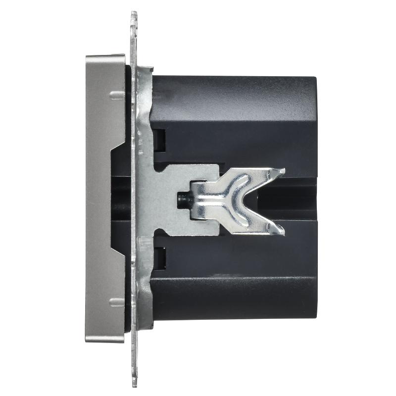 BRITE Роз. USB A+C 45Вт высокоск. зар. РЮ11-2-БрС сталь | BR-U22-045-K46 | IEK — миниатюра 4