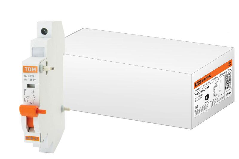 Контакт состояния КСВ47 на DIN-рейку  | SQ0206-0197 | TDM — TDM ELECTRIC