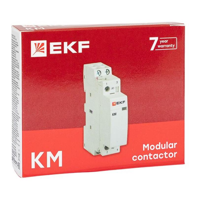 Контактор модульный КМ 20А NО+NC (1 мод.) EKF PROxima | km-1-20-11 | EKF — миниатюра 9