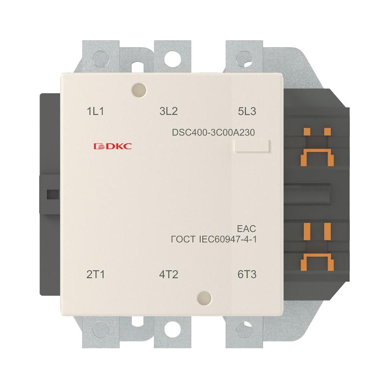 Магнитный контактор DSC400-3C00A230400А 200кВт (AC3) кат 220В AC | DSC400-3C00A230 | DKC — миниатюра 2