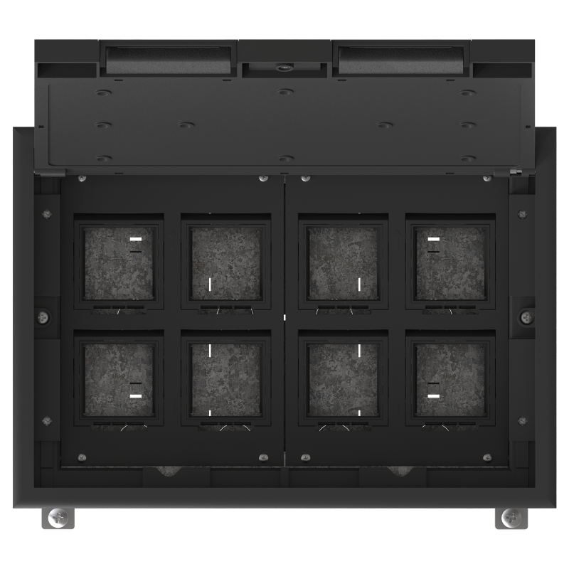 MultiDesk Люк на 16 модулей IP40 для бетонных полов с монтажной коробкой, тип MDK10 | MDK10216 | SE — миниатюра 2