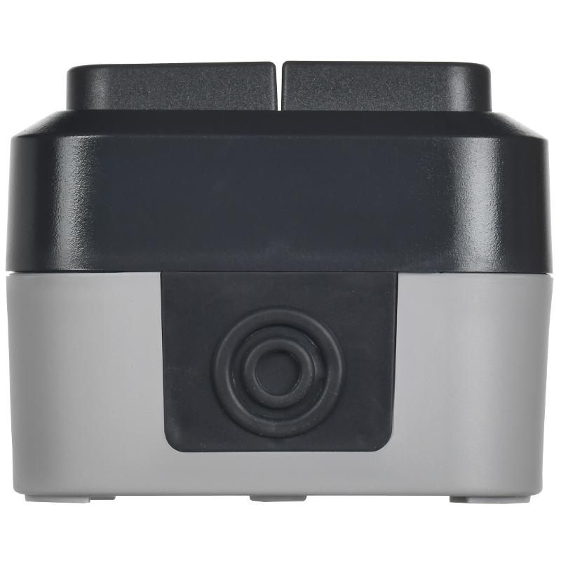 TORS Выключ. двухкл. прох. 10А IP55 TS125 графит | TS-V22-0-10-55-K53 | IEK — миниатюра 3