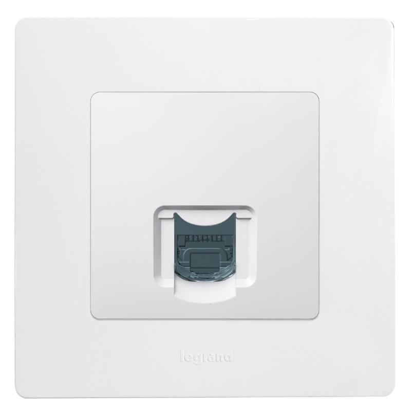 Etika Белый Розетка компьютерная RJ45 одинарная 5 кат. UTP — миниатюра 2