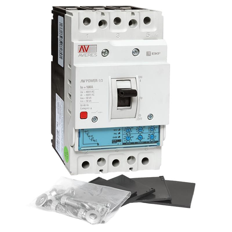 Выключатель автоматический AV POWER-1/3 100А 50kA ETU2.0 | mccb-13-100-2.0-av | EKF — миниатюра 2
