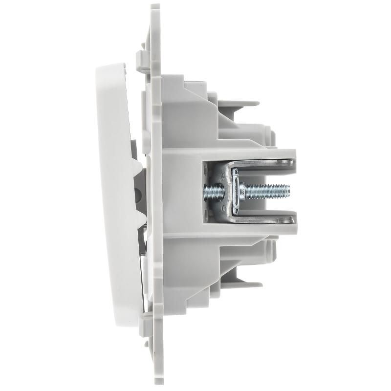 FLITE Выключатель 2-клавишный 10А ВС12-1-0-ФлБ белый | FI-V20-0-10-1-K01 | IEK — миниатюра 4