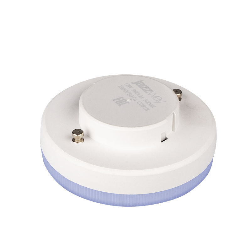 Лампа светодиодная LED 12Вт GX53 220В 5000К PLED-GX53 таблетка (плоский цилиндр) | 1029096 | Jazzway — миниатюра 2