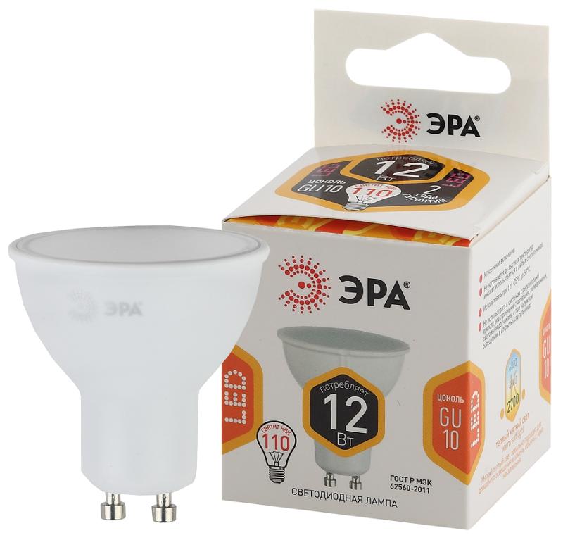 Лампа светодиодная ЭКО LED MR16-12W-827-GU10 (диод, софит, 12Вт, тепл, GU10) | Б0040889 | ЭРА — ЭРА (Энергия света)