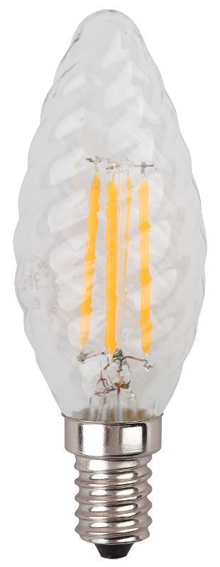 Лампа светодиодная F-LED BTW-5W-827-E14 Лампы СВЕТОДИОДНЫЕ F-LED ЭРА (филамент, свеча витая, 5Вт, тепл, E14) | Б0027935 | ЭРА — миниатюра 3