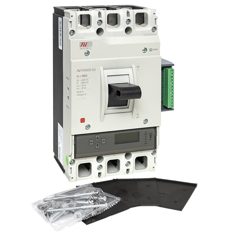 Выключатель автоматический AV POWER-3/3 400А 50kA ETU6.2 | mccb-33-400-6.2-av | EKF — миниатюра 8