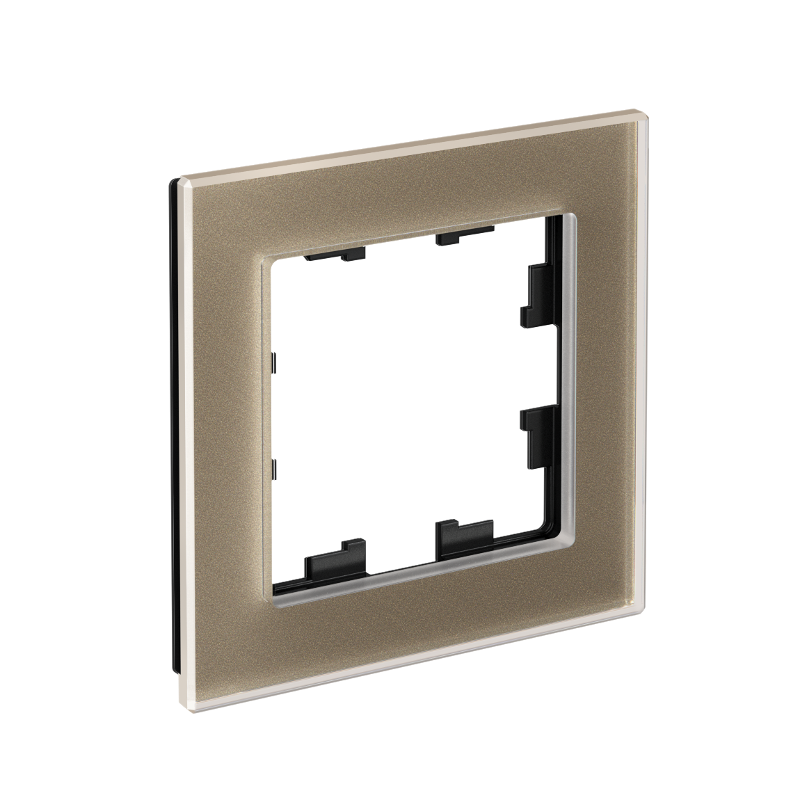 AtlasDesign Nature Шампань Рамка 1-ая, стекло |ATN320501| SE — Systeme Electric