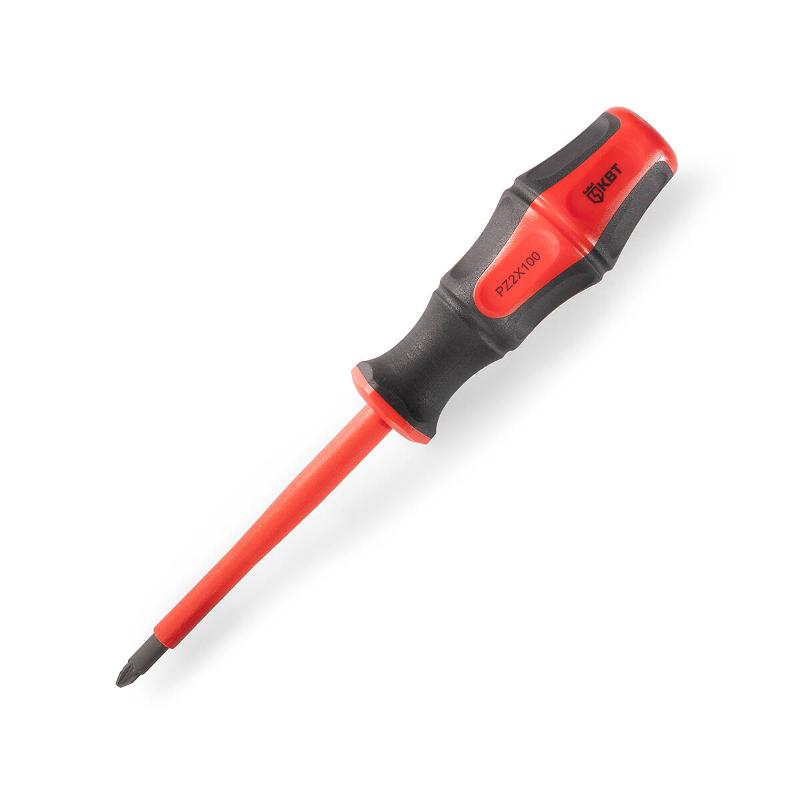 Отвертка диэлектрическая "Профи" PZ2*100 | 78614 | КВТ — КВТ