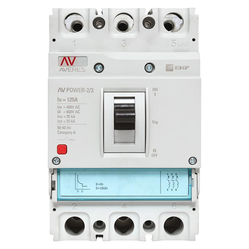 Выключатель автоматический AV POWER-2/3 125А 35kA TR | mccb-23-125-TR-av | EKF — миниатюра 7