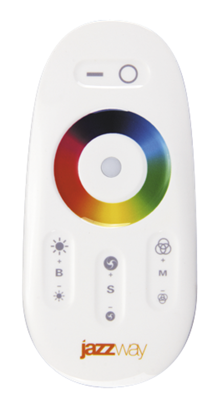 Контроллер для светодиодной ленты LED RGB PRC-4000RF 216/432Вт 12/24В IP20 белый | 1007957 | Jazzway — миниатюра 2