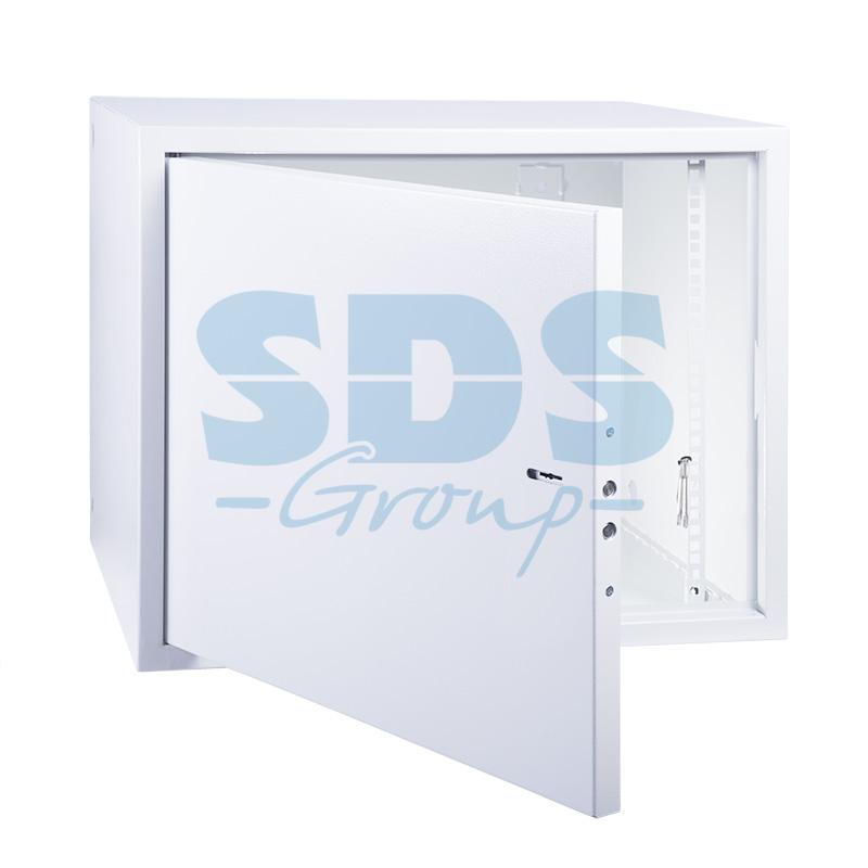 19" Настенный шкаф "АНТИВАНДАЛЬНЫЙ" распашной 14U 600×500×700мм,(ШxГxВ) RAL 7035 | 04-2254 | REXANT — REXANT