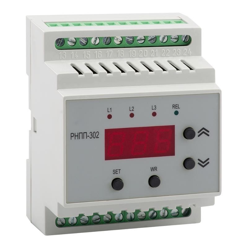 Реле контроля напряжения и фаз OptiDin РНПП-302-У3 | 114064 | КЭАЗ — КЭАЗ (Курский электроаппаратный завод)