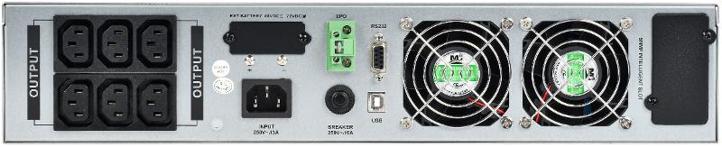 ITK ELECTRA OR ИБП 2кВА/2кВт LCD 72VDC без АКБ с рег. з/у | EOR-0002KVA-1-L | ITK — миниатюра 3