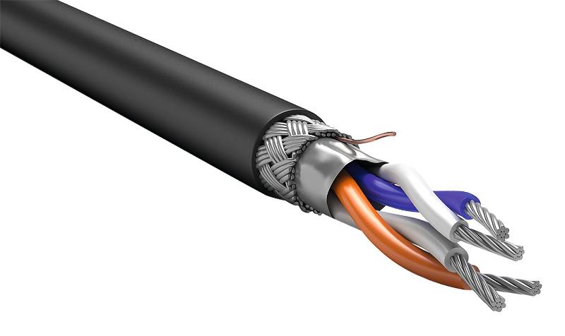 ITK Кабель RS-485 1х2х0,78 нг(А)-HF черный (200м) | RC3-RS485-01-SF-4209 | ITK — ITK