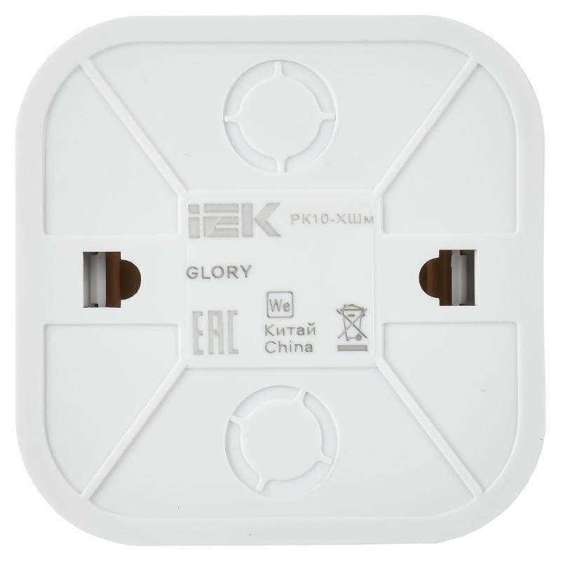 GLORY Розетка компьютерная RJ45 кат.5E о/у РК10-ХШм шампань матовый | EKH10-K37M | IEK — миниатюра 4