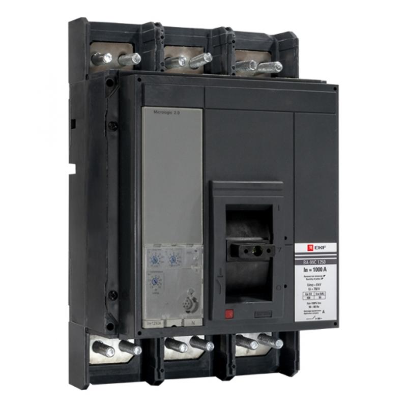 Выключатель автоматический ВА-99C (Compact NS) 1250/1000А 3P 50кА PROxima | mccb99C-1250-1000 | EKF — миниатюра 1