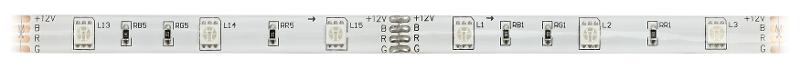 Лента светодиодная  LS5050 -7,2-30-12-RGB-IP65-1 year-5m RGB 5м | Б0059918 | ЭРА — миниатюра 4