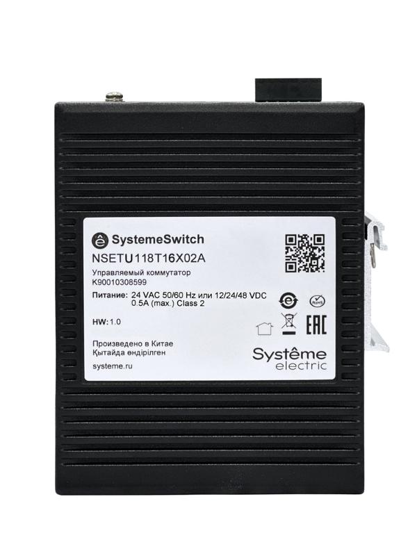 Неуправляемый промышленный коммутатор Ethernet, 16x10/100BaseT, 2x100/1000BaseX SFP | NSETU118T16X02A | SE — миниатюра 3